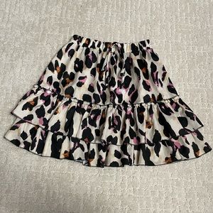 Animal print skirt